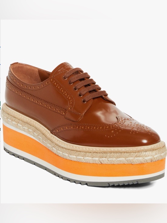 Prada Shoes - Prada Re-Edition 2011 Platform Wingtip Oxford